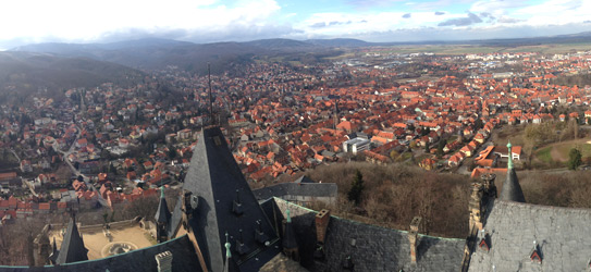 Wernigerode Stadt vom Schloss